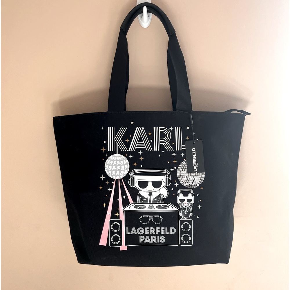 Karl lagerfield tote bag